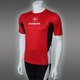 LIGHT Danmark T-Shirt, Red/White/Black