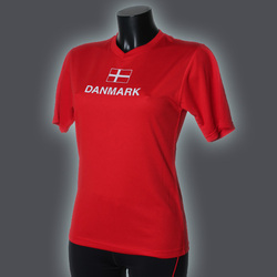 nål højttaler bånd Ws BASIC Danmark T-Shirt, Red