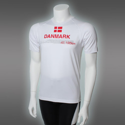 DANMARK T-Shirt m. Marathon print